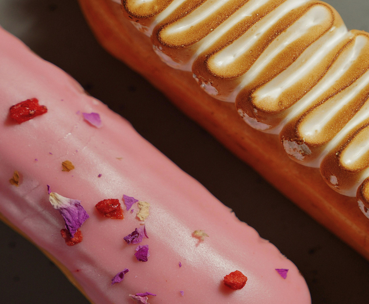 Zoom in view of confectionary such as sweets